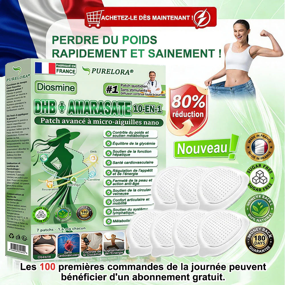 🌷[𝗡𝗼𝘂𝘃𝗲𝗹𝗹𝗲 𝗙𝗼𝗿𝗺𝘂𝗹𝗲 𝗔𝗺é𝗹𝗶𝗼𝗿é𝗲] 🇫🇷𝐏𝐮𝐫𝐞𝐥𝐨𝐫𝐚® 𝐌𝐞𝐭𝐚𝐛𝐨𝐥𝐢𝐜 𝐌𝐚𝐭𝐫𝐢𝐱 – 𝐏𝐚𝐭𝐜𝐡 𝐍𝐚𝐧𝐨 à 𝐌𝐢𝐜𝐫𝐨𝐧𝐞𝐞𝐝𝐥𝐞𝐬 𝟏𝟎-𝐞𝐧-𝟏 𝐃𝐇𝐁 + 𝐀𝐦𝐚𝐫𝐚𝐬𝐚𝐭𝐞